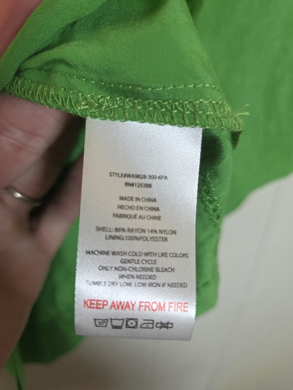 Jason Wu Green Short Sleeve Button Down Size Medium - Picture 6 of 15